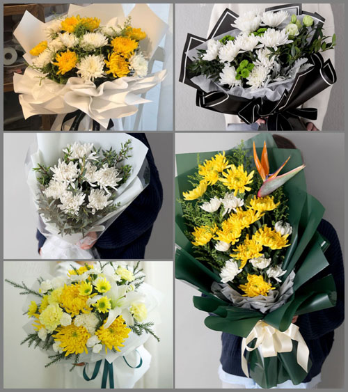 江西赣州章贡区沙石镇火燃村白事花束代送
